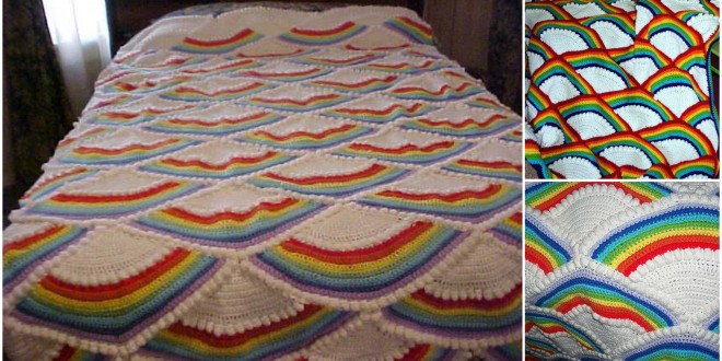 crochet fan afghan