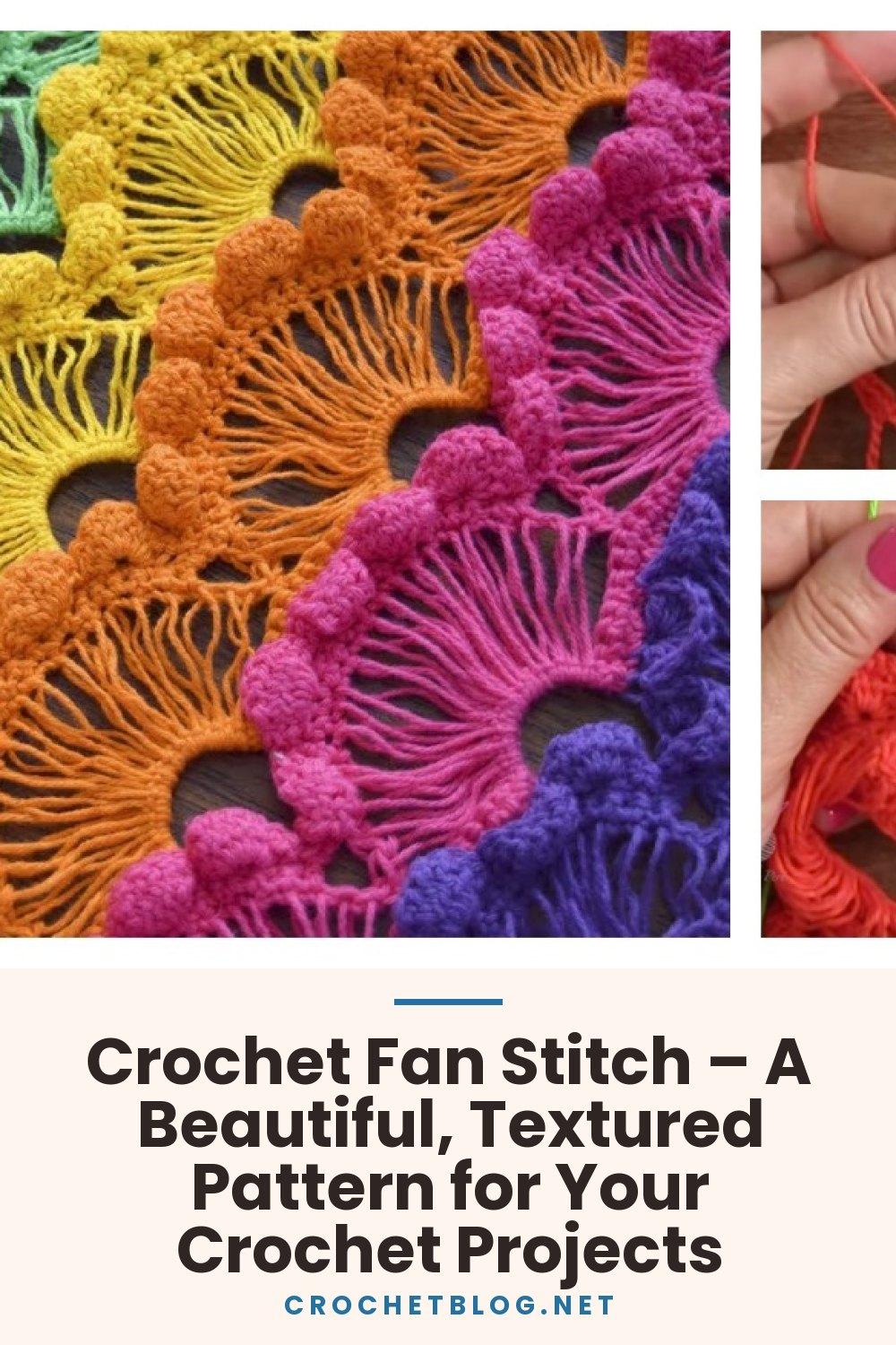 Crochet Fan Stitch – A Beautiful, Textured Pattern for Your Crochet Projects