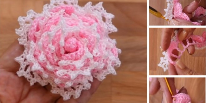 crochet flower 1