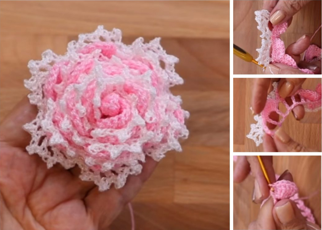 crochet flower 1