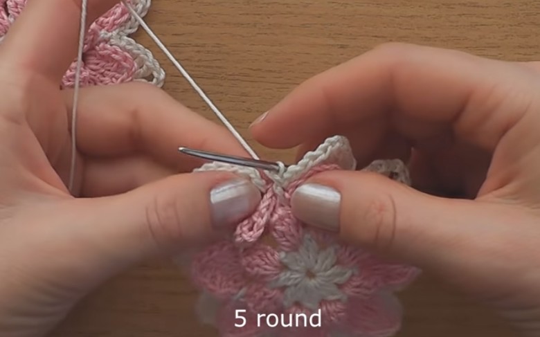 crochet flower quick to knit 3