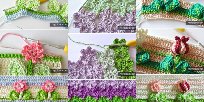 crochet flower stitch patterns