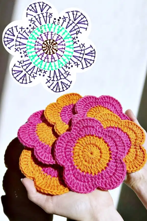 crochet flowers with graphics 4