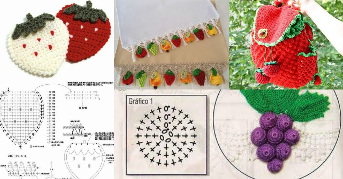 crochet fruit ideas and tutorials