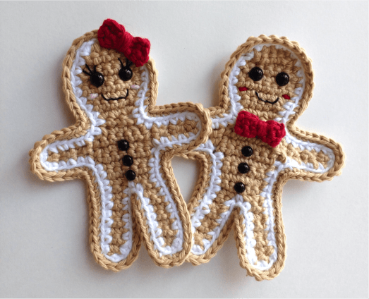 crochet gingerbread man