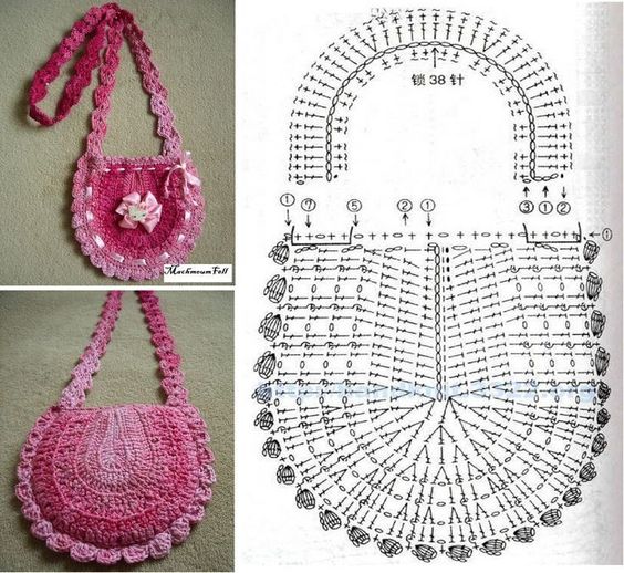 crochet girl bag free pattern 3