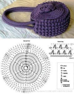 crochet girl bag free pattern 7