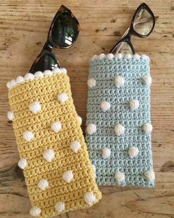 crochet glasses case tutorial 5