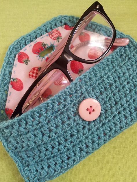 crochet glasses case tutorial