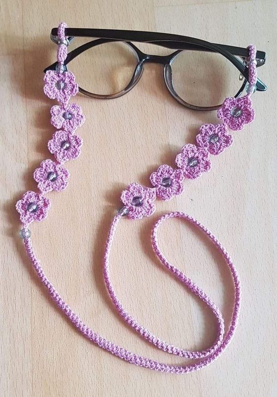 crochet glasses chain 1