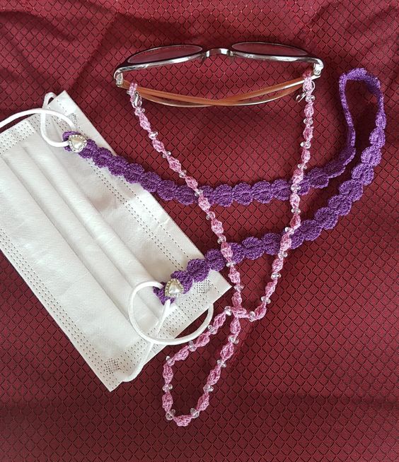 crochet glasses chain 3