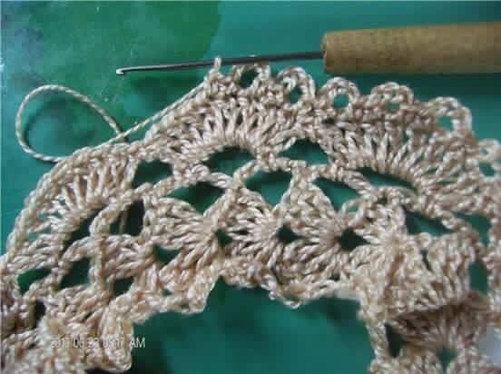 crochet gloves step by step 4