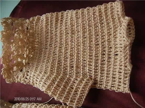 crochet gloves step by step 7