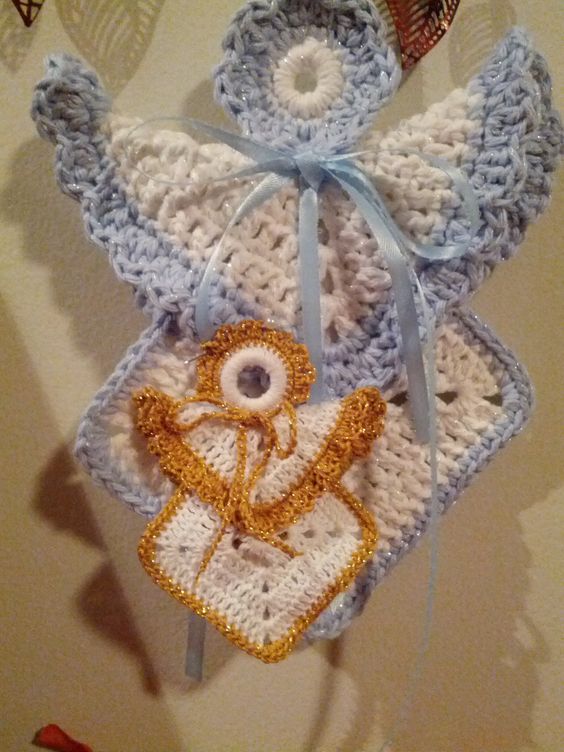 crochet granny squares angels 5