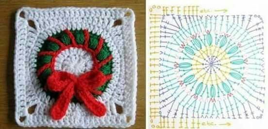 crochet grannys christmas cubes 1