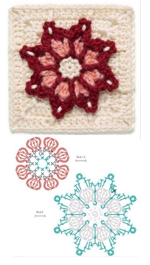 crochet grannys christmas cubes 10