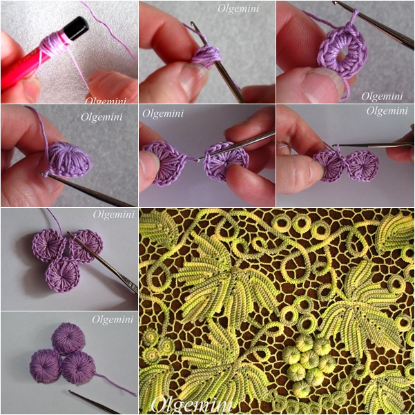 crochet grape pattern