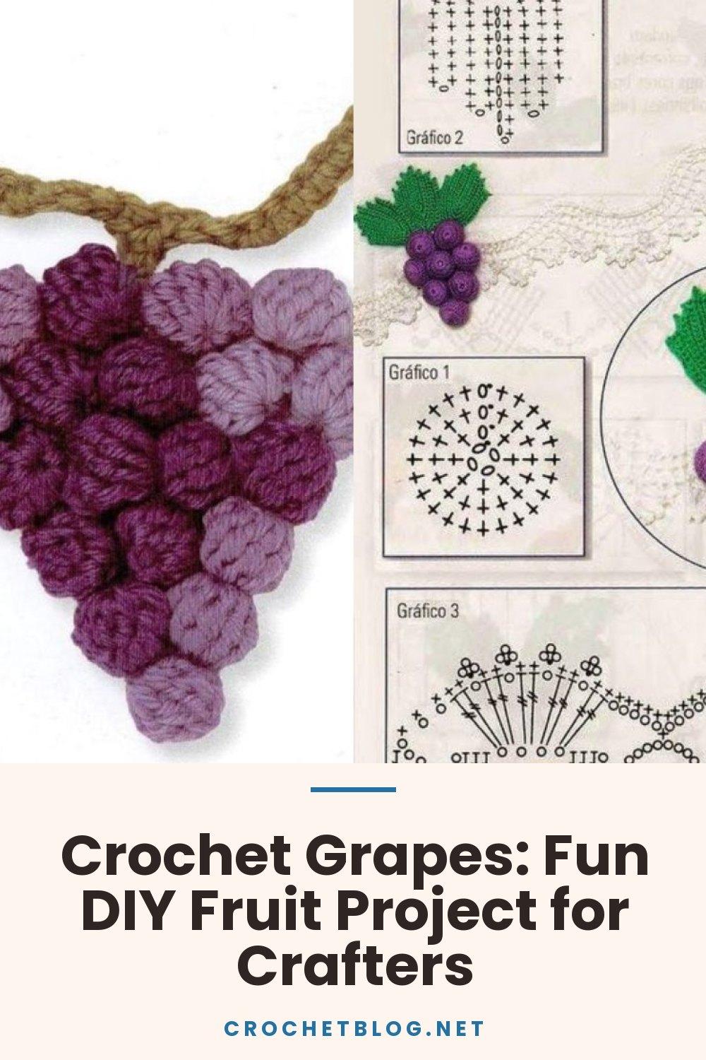 Crochet Grapes: Fun DIY Fruit Project for Crafters