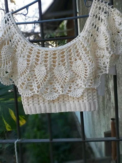 crochet gypsy blouse step by step 2