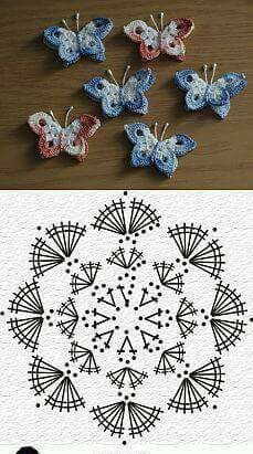 crochet hair tie with graphics 7