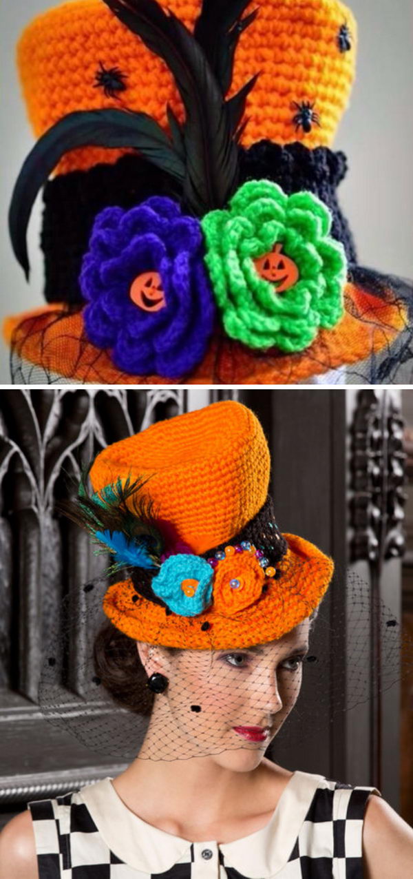 crochet halloween hat ideas and tutorial 1