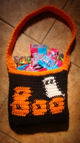 crochet halloween trick or treat bags 7