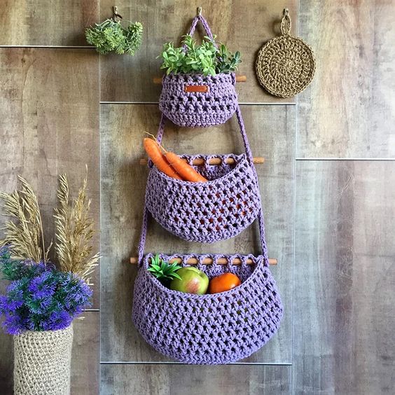 crochet hanging basket ideas 10