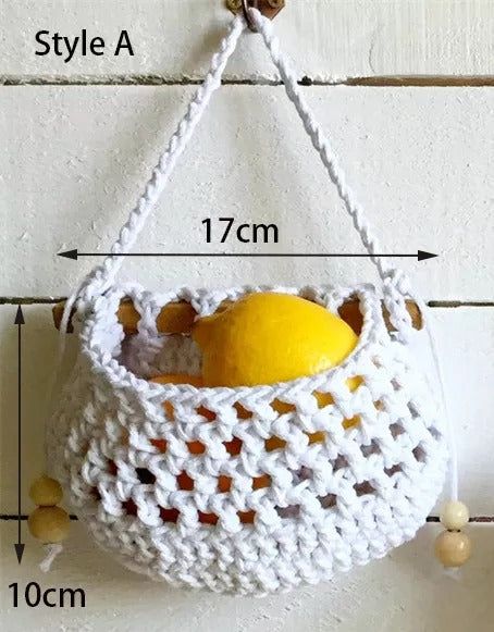 crochet hanging fruit baskets ideas 11