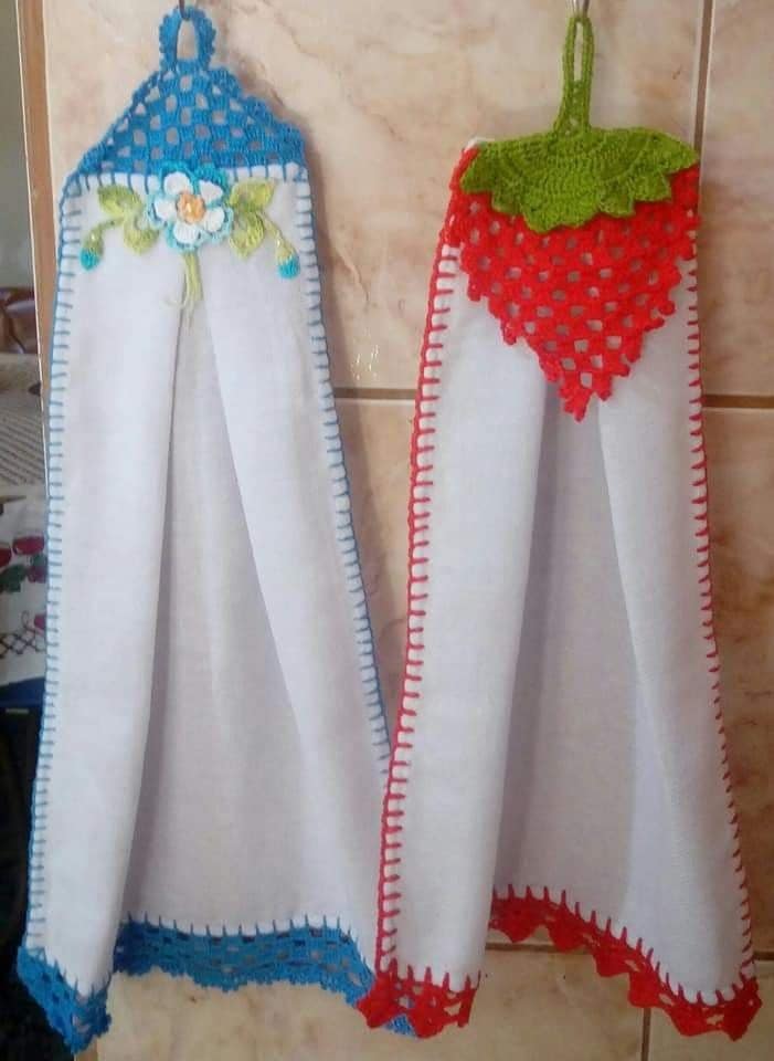 crochet hanging towel patterns 2