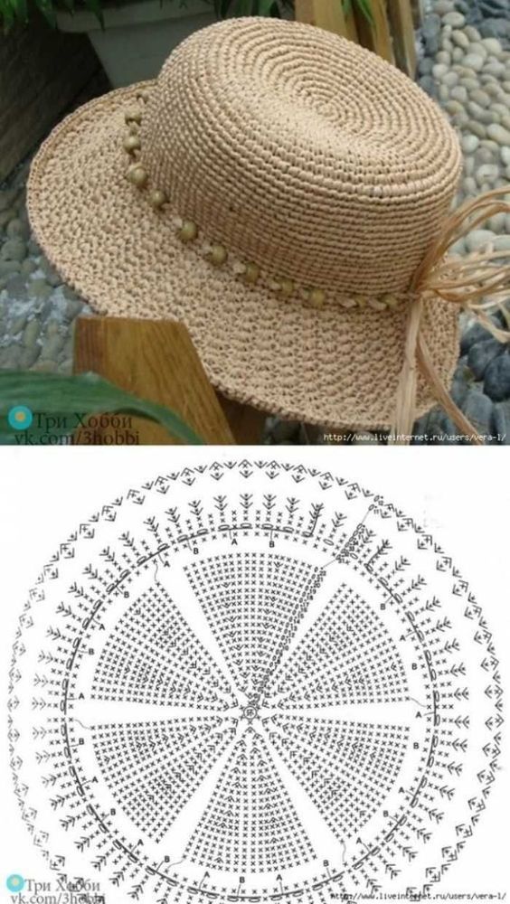 crochet hat with graphics 8