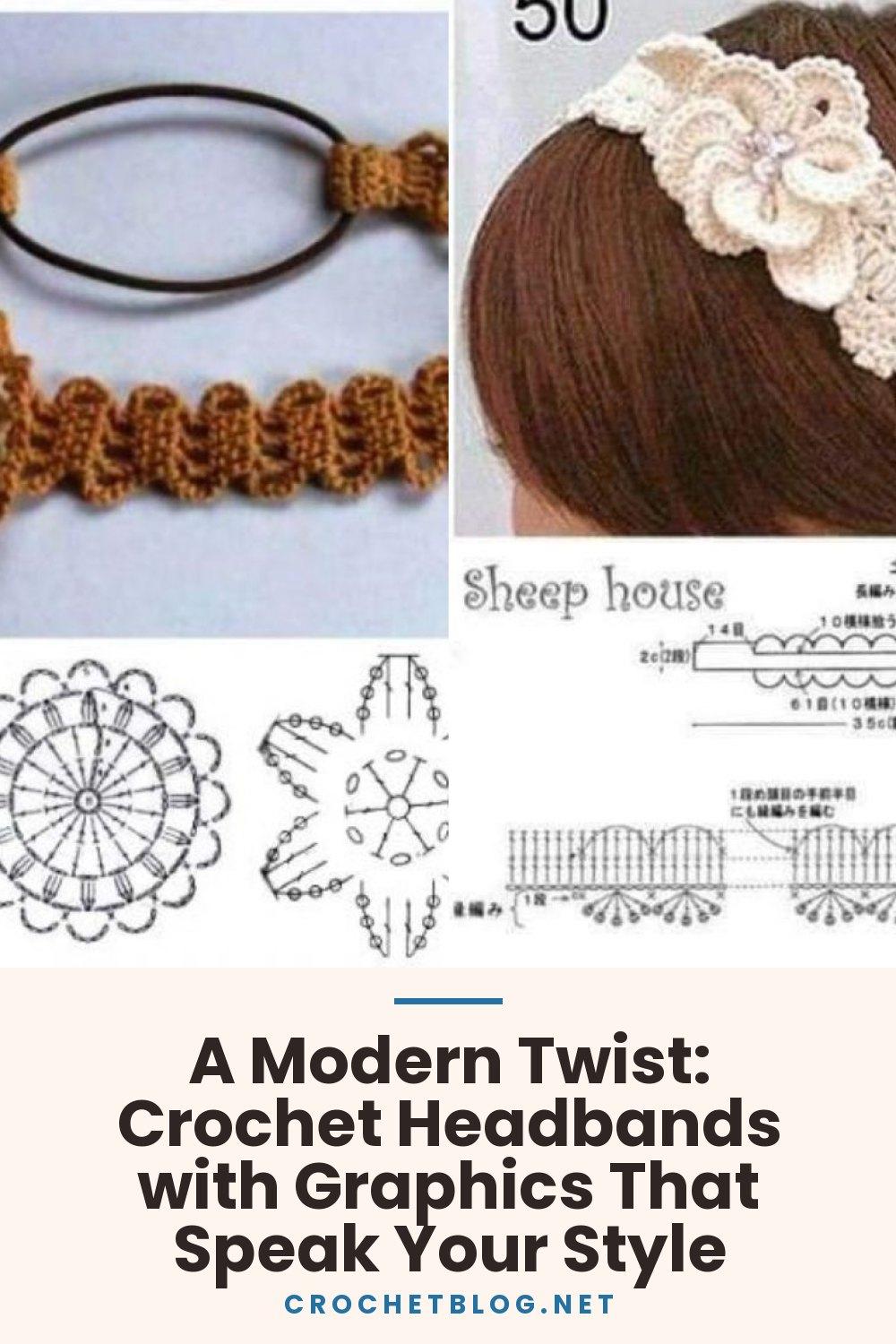 A Modern Twist: Crochet Headbands with Graphics That Speak Your Style