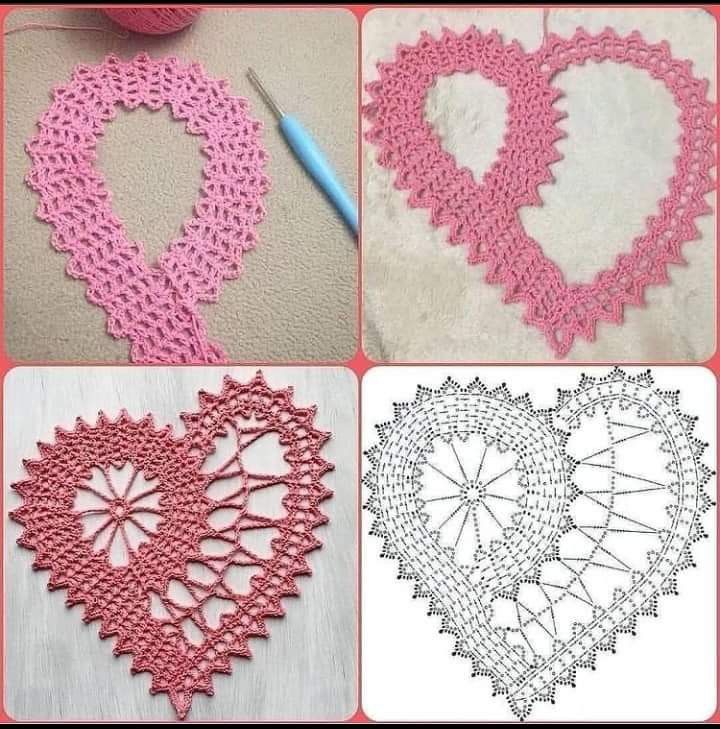 crochet heart graphics for valentines day 11