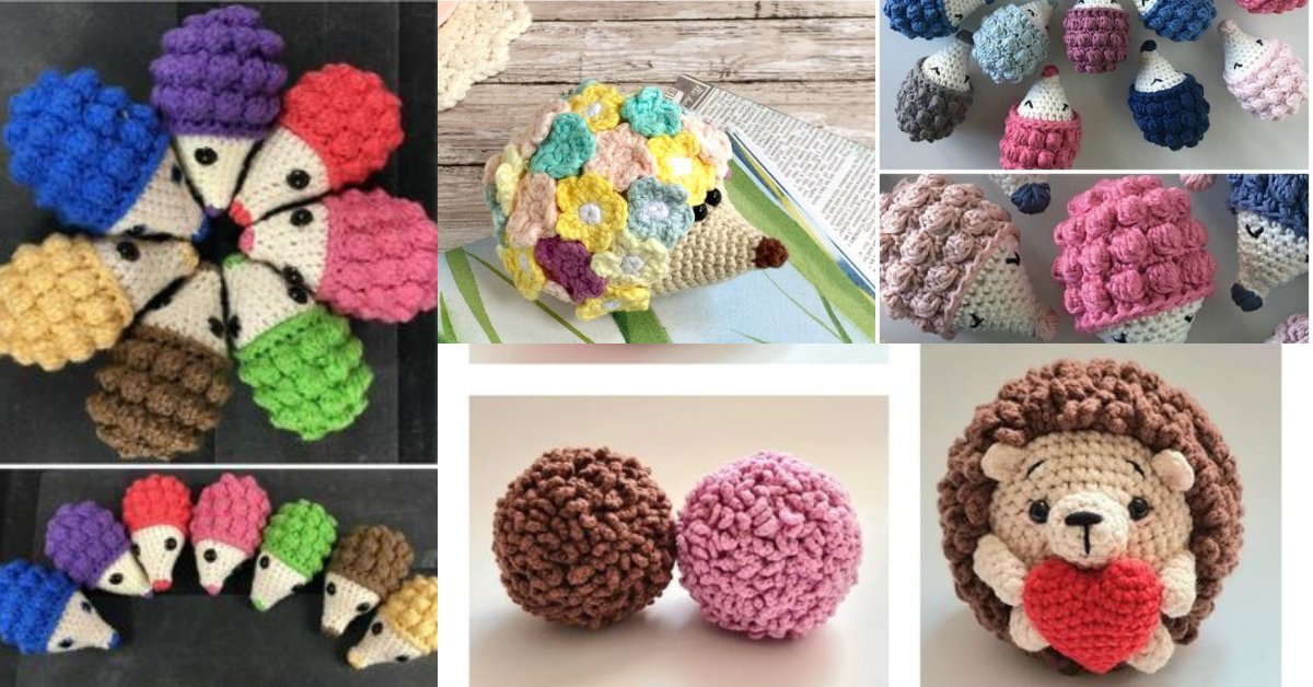 Easy Crochet Hedgehog- Video And Ideas