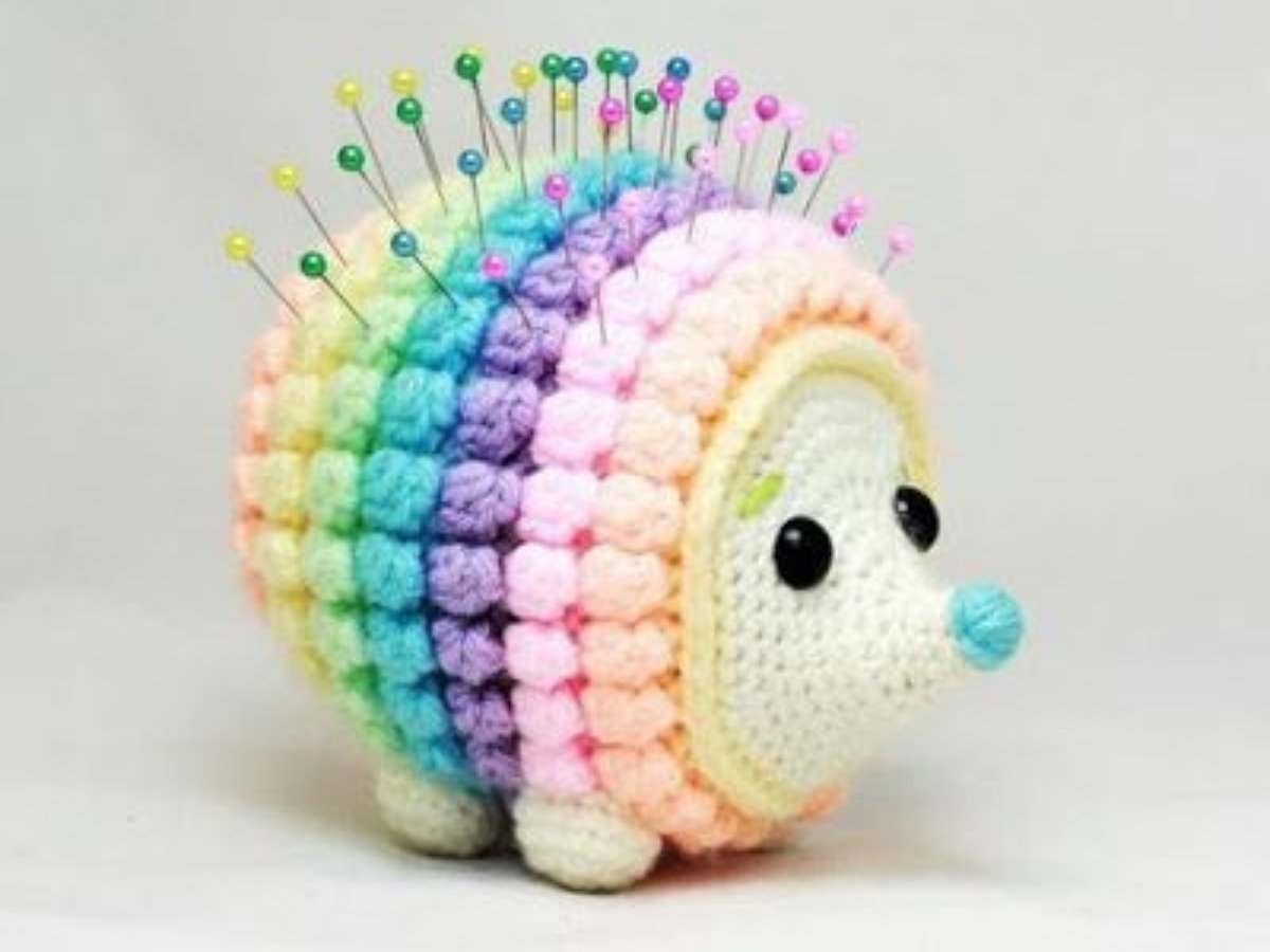 crochet hedgehog 8