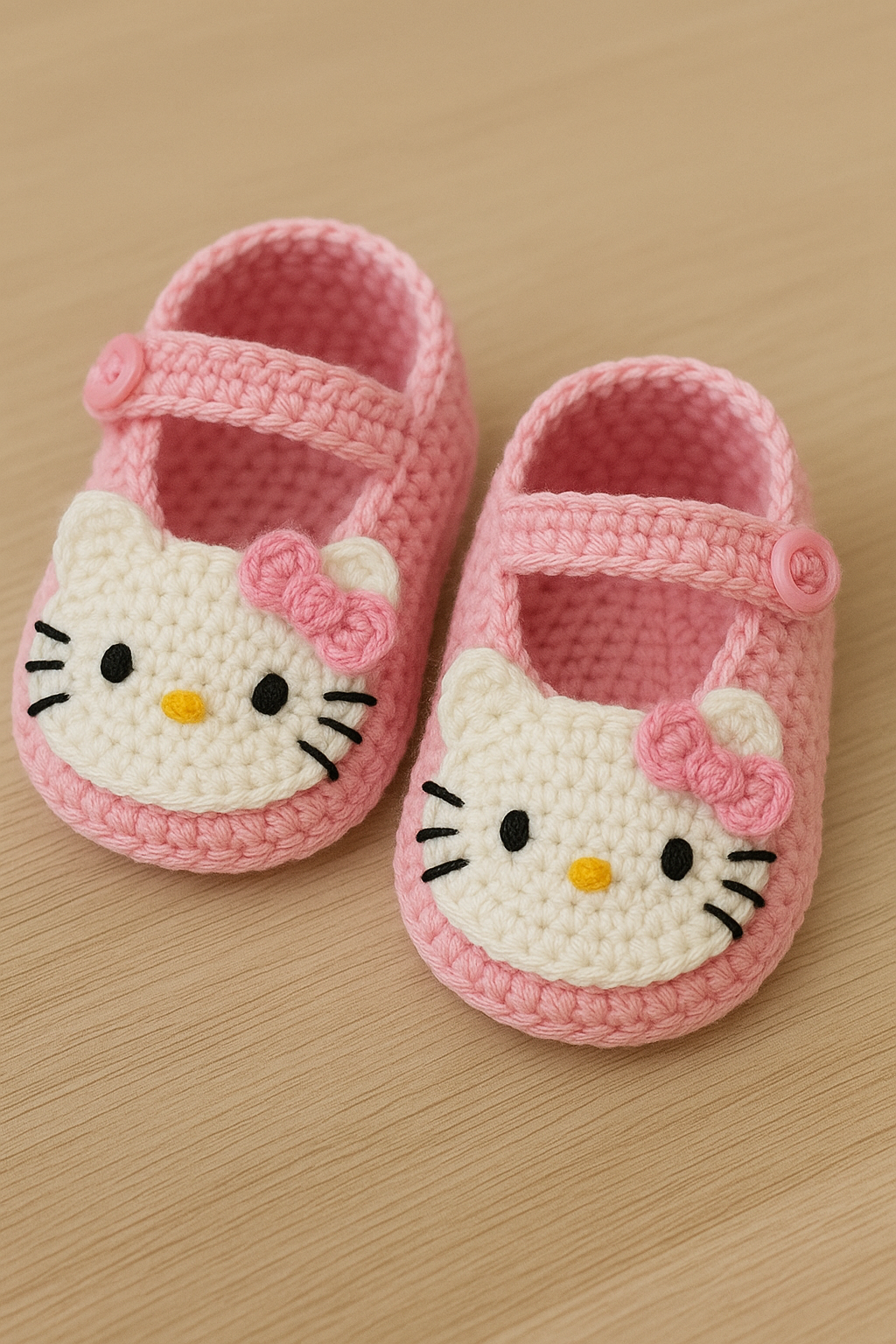 crochet hello kitty shoes for baby 1