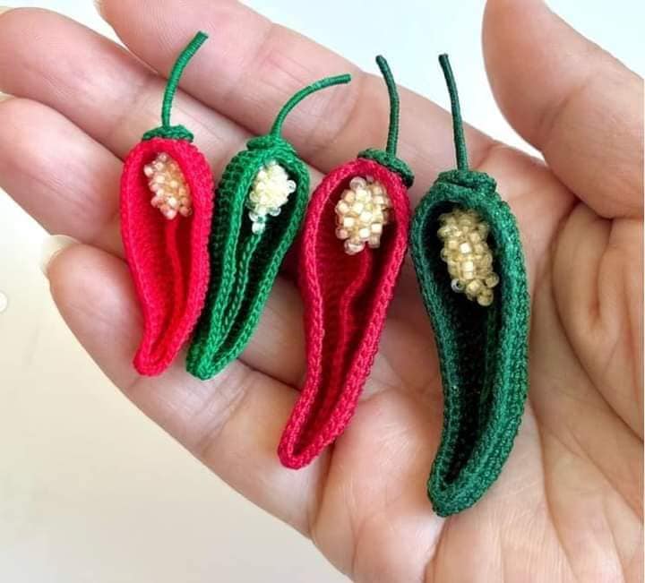 crochet hot pepper spicy 2