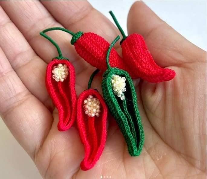 crochet hot pepper spicy 3