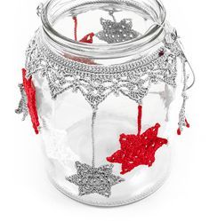 crochet jar decorations ideas 13