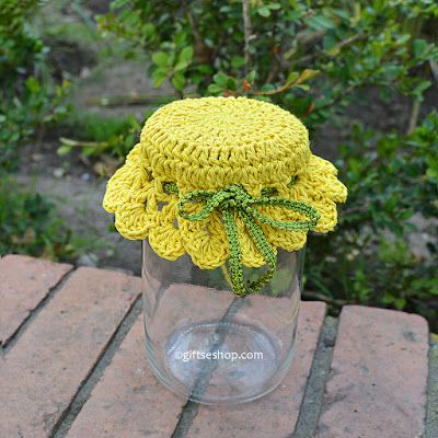 crochet jar lid easy diy 3 1