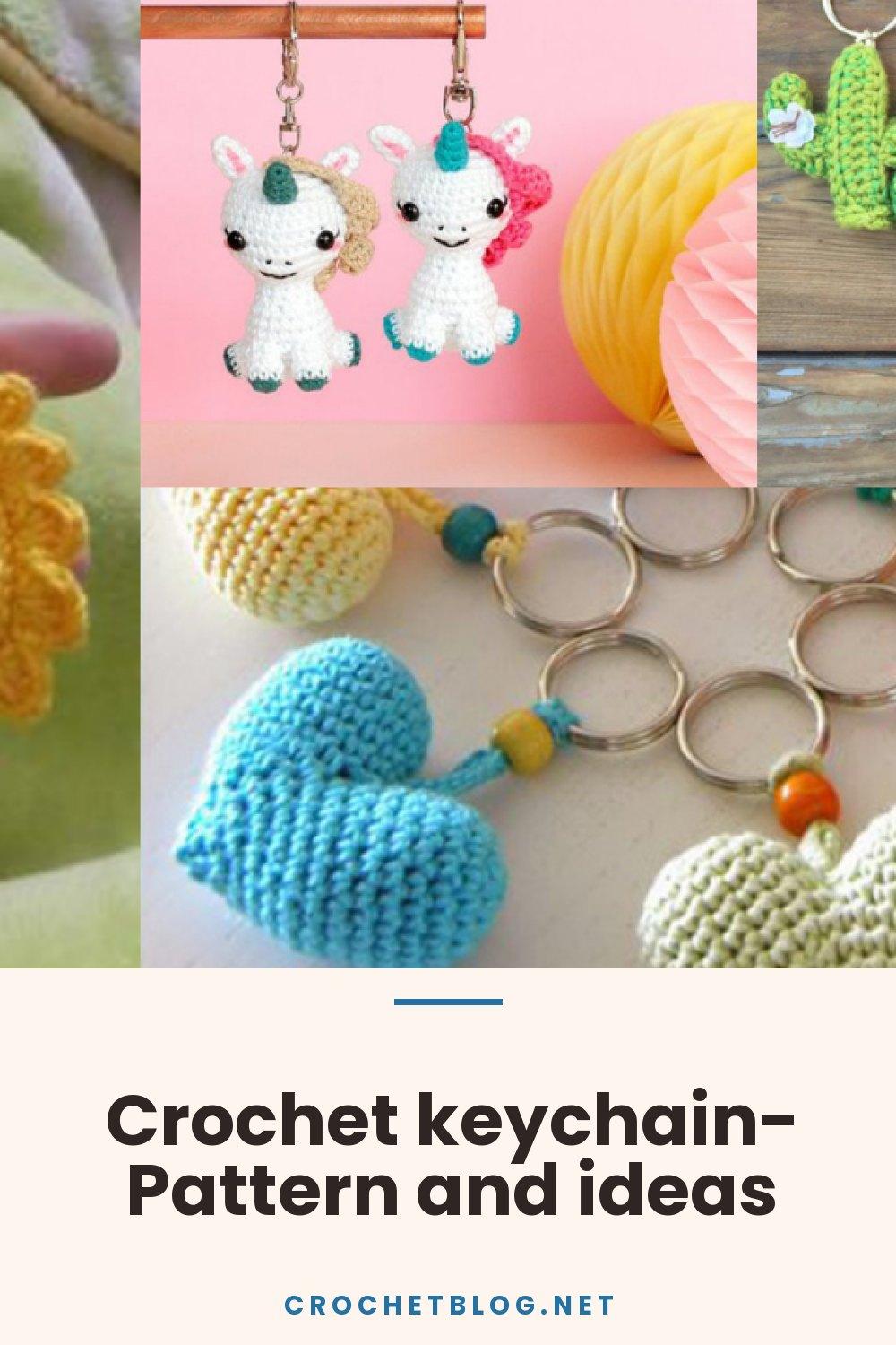 Crochet keychain- Pattern and ideas