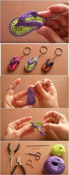 crochet keychain