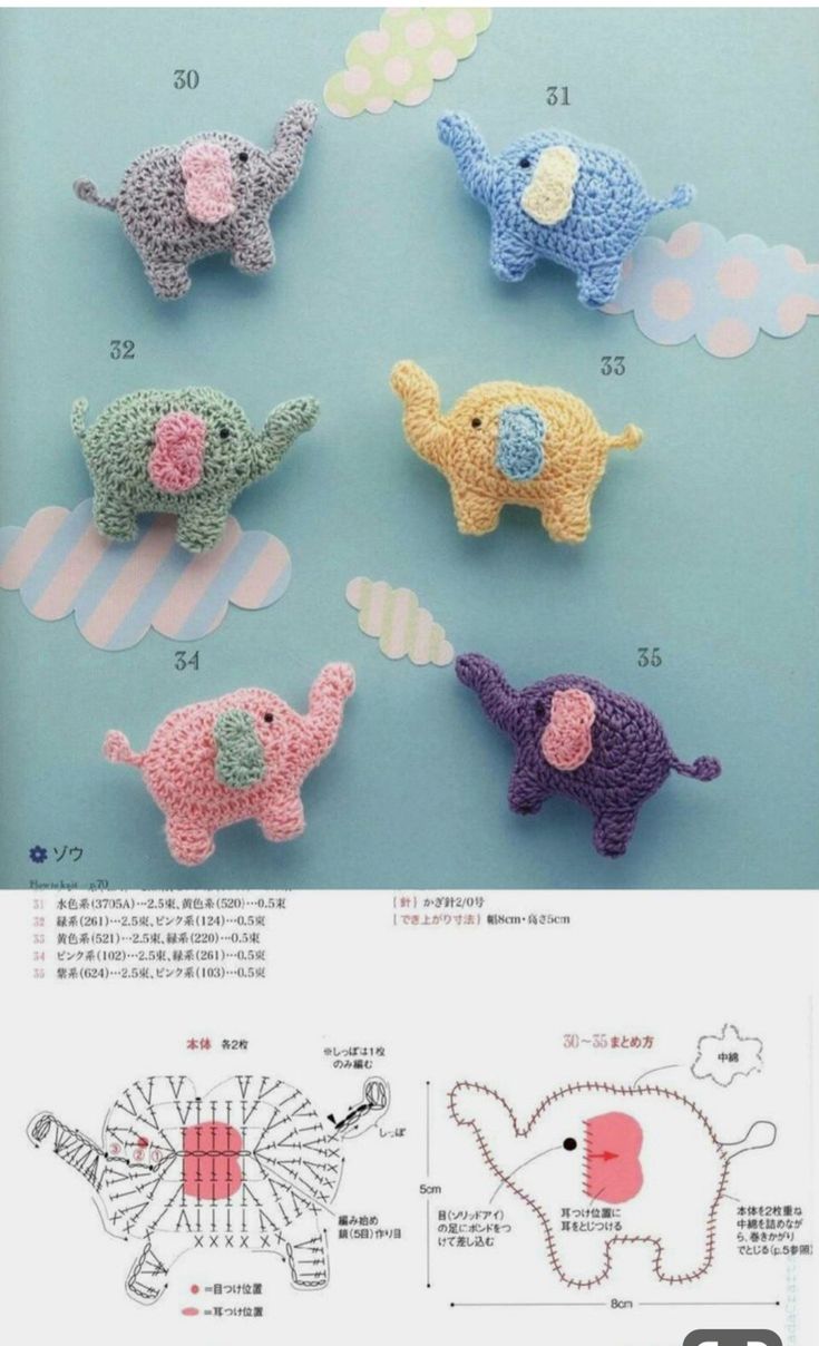 crochet keychains for souvenirs 3