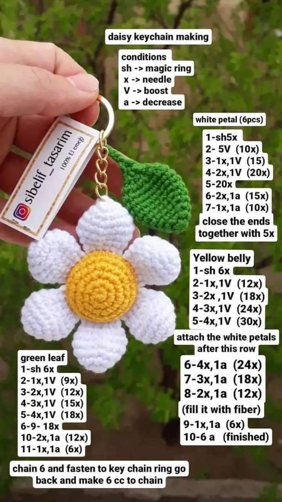 crochet keychains for souvenirs 9