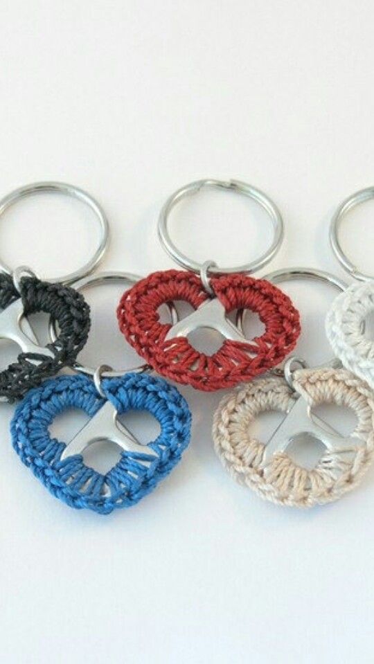 crochet keychains with the opening ring 2