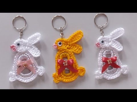 crochet keychains with the opening ring 4