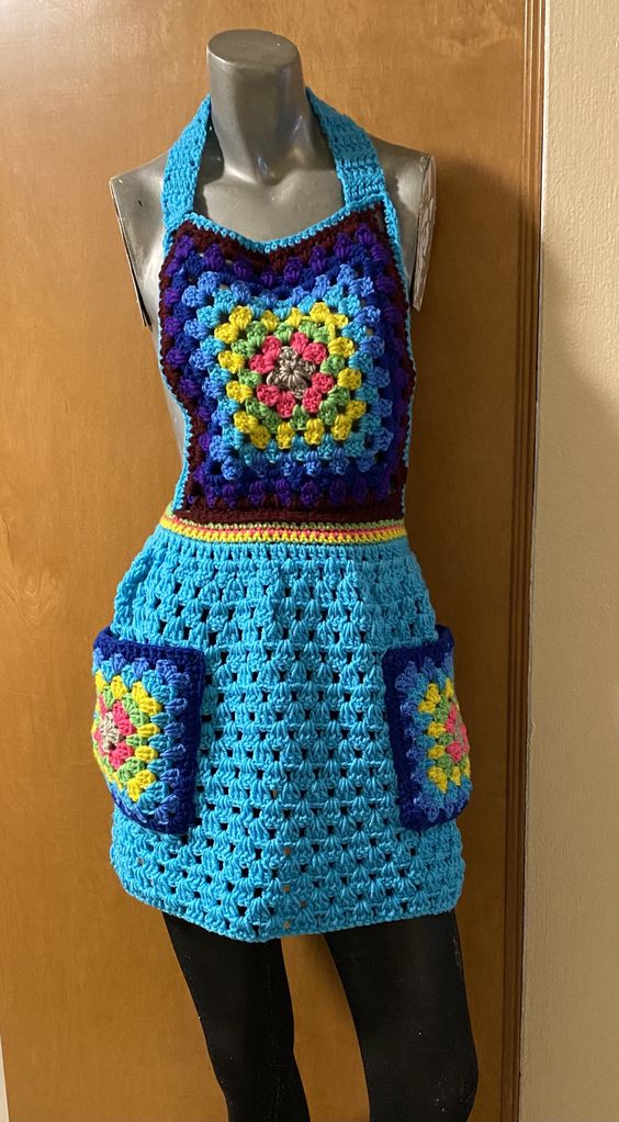 crochet kitchen apron ideas 1