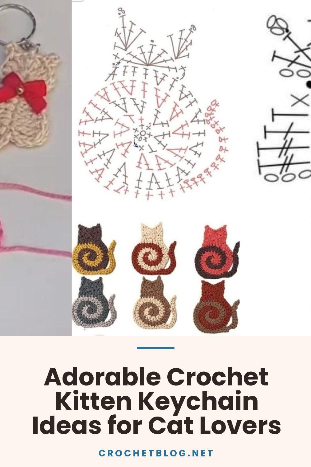 Adorable Crochet Kitten Keychain Ideas for Cat Lovers