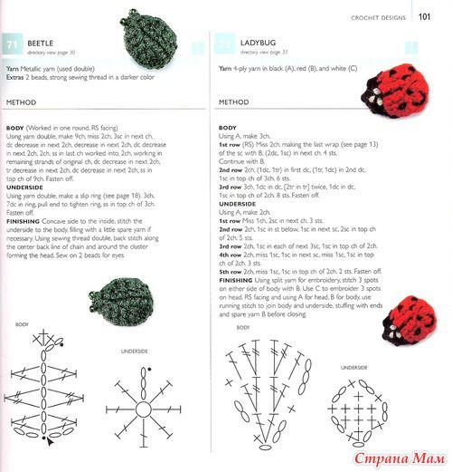 crochet ladybug ideas 2