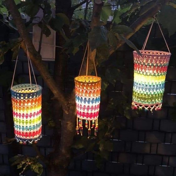 crochet lantern tuto ideas 2