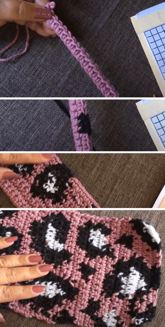 crochet leopard stitch video ideas